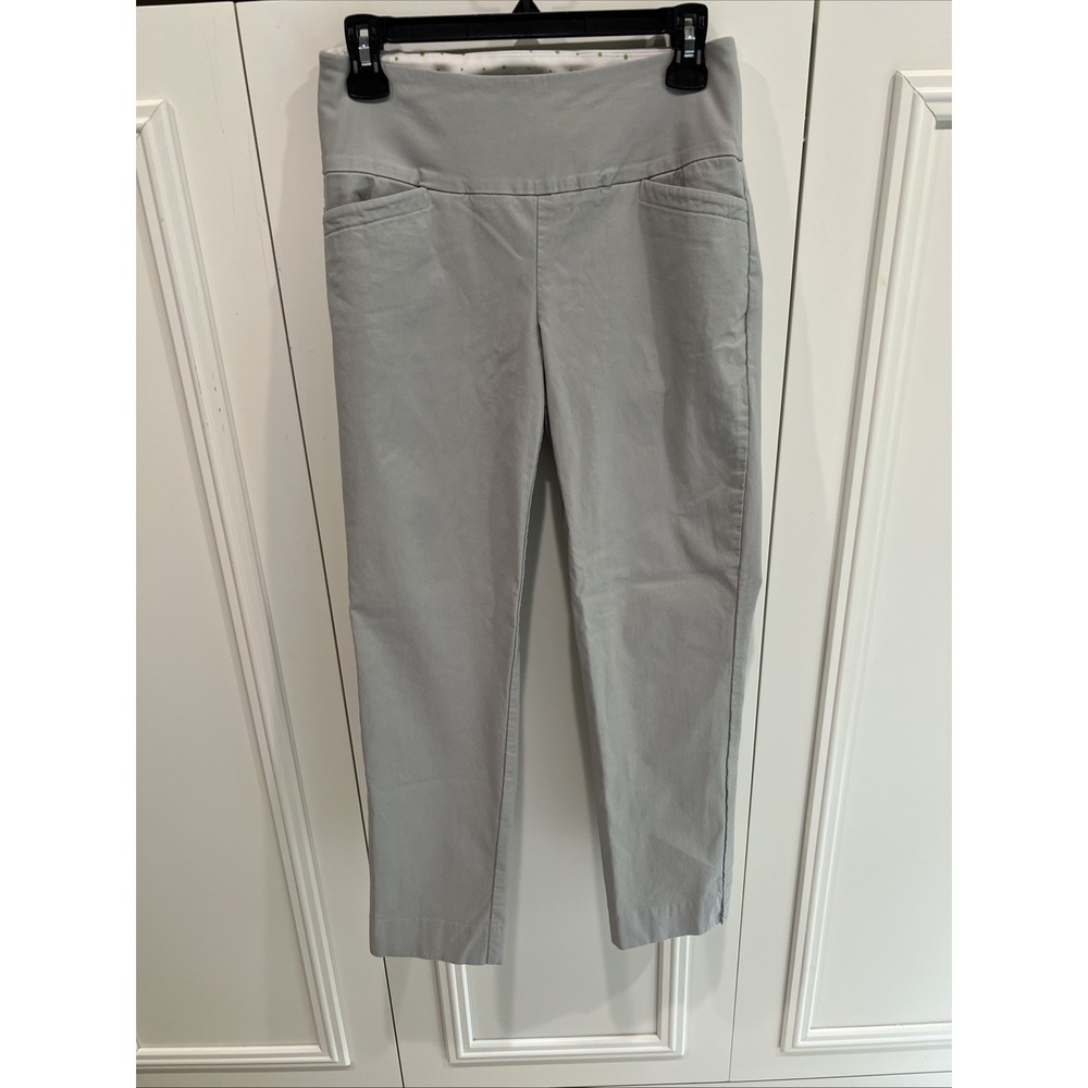 Swing Control Masters Ankle Pants Size 8 Gray Pull On Tummyโ Control Golf